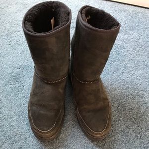 Ugg ultra short women’s boots. Black size 7